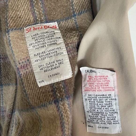LONDON FOG | Heritage Trench Coat with Zip-Out Liner | Tan | 10 Petite - Picture 11 of 15